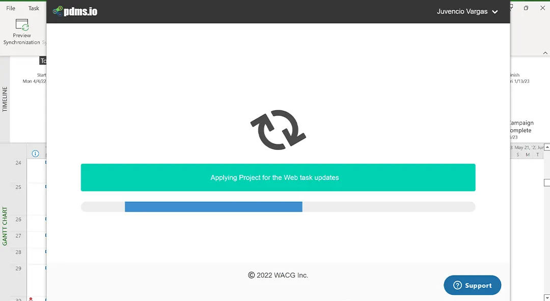 PDS Sync process